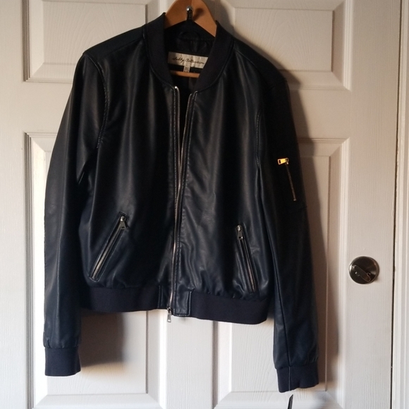 Sebby Jackets & Blazers - Sebby Collection Vegan Leather Jacket